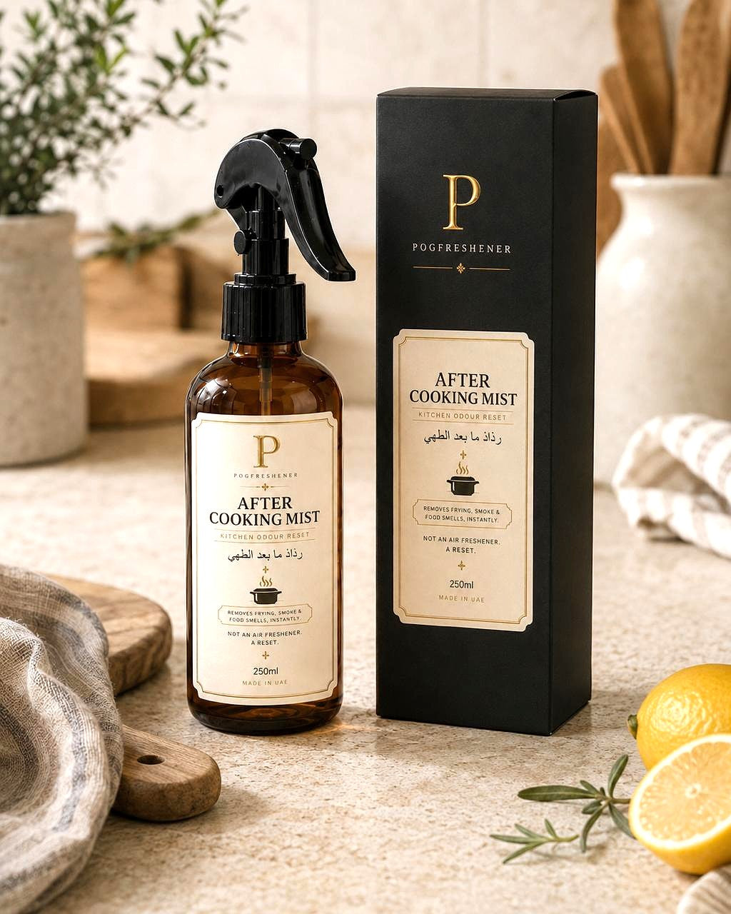 After Cooking Mist 250ml | Kitchen Odour Refreshing Spray