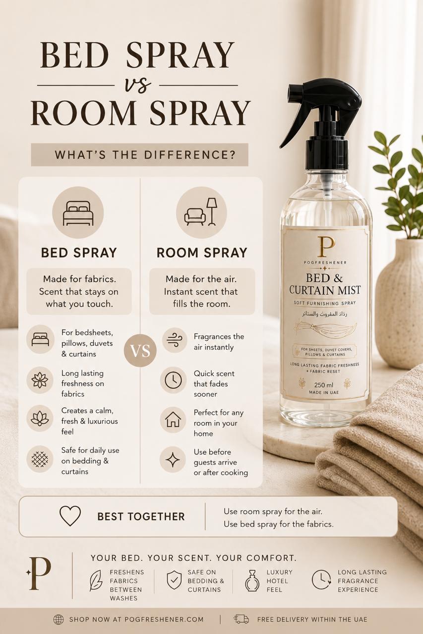 Bed Spray vs Room Spray: Which One Does Your Bedroom Really Need?