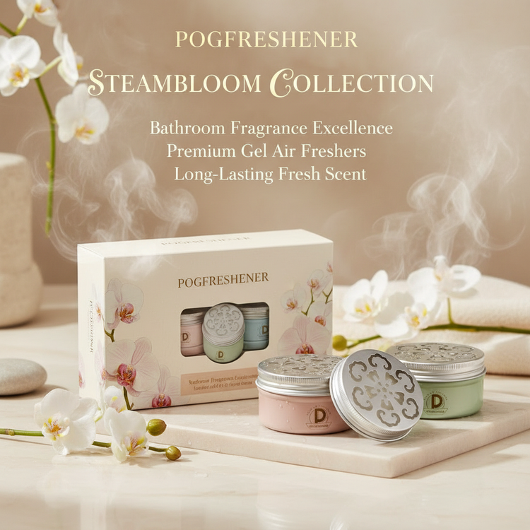 Steam Bloom-Bathroom & powder Room Gel Fresheners