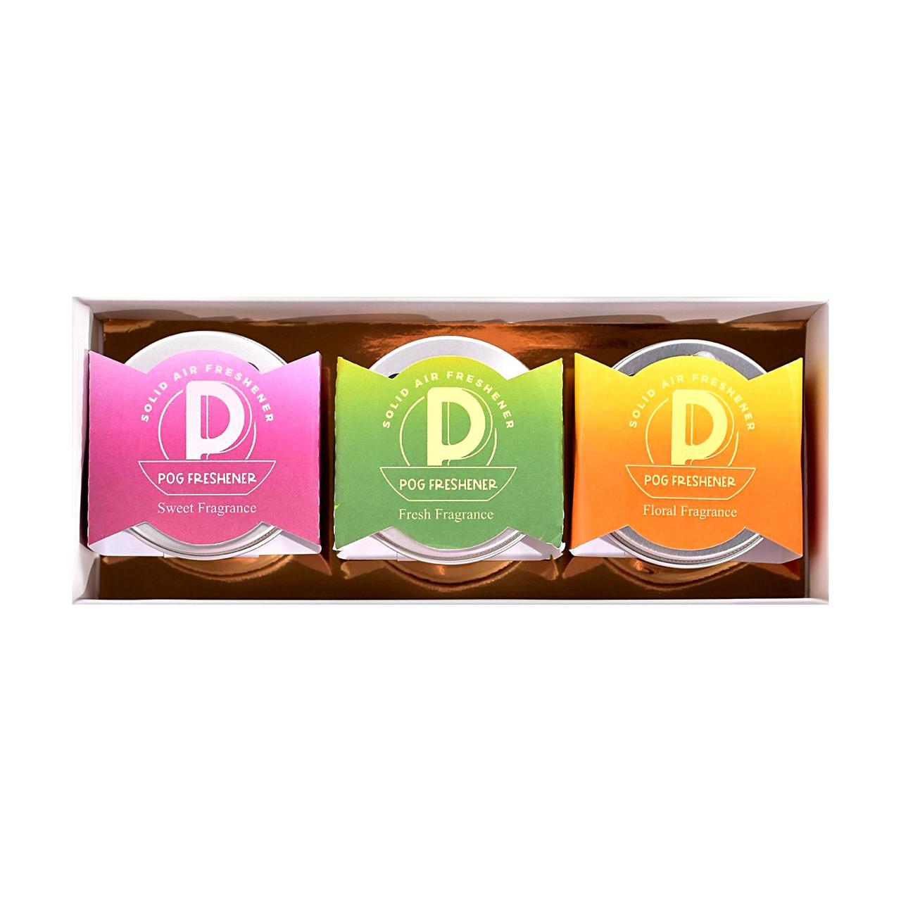 Pogfreshener Gel Air Freshener – Trio Pack (80g Aluminium Tins)