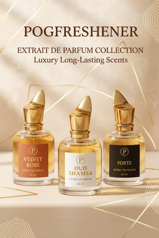 Pogfreshener Extrait de Parfum- Luxury Long lasting Scents (50ml and 100ml)
